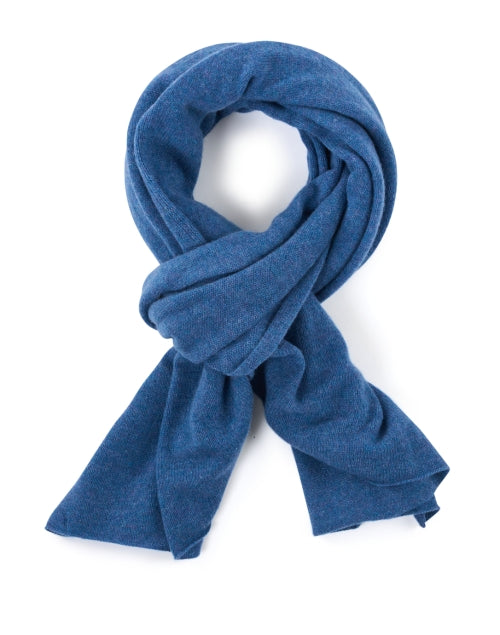 Heathered Blue Cashmere Ruana