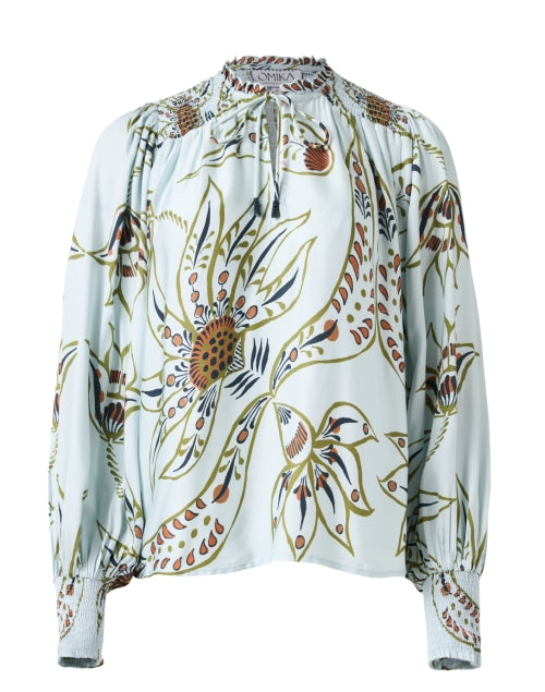 Anouk Blue Print Blouse