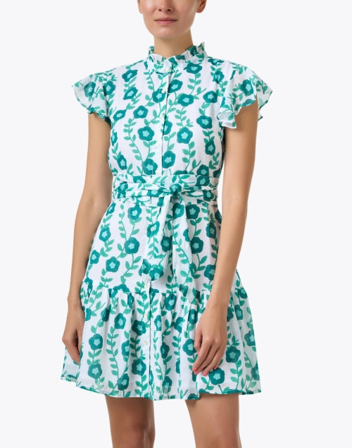 Toscana Green Floral Print Dress