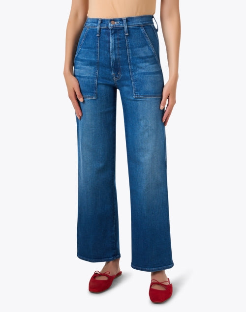 The Stitch Up Maven Dark Wash Wide Leg Jean