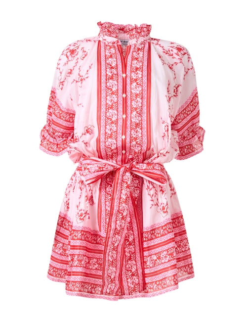 Blouson Red Print Dress