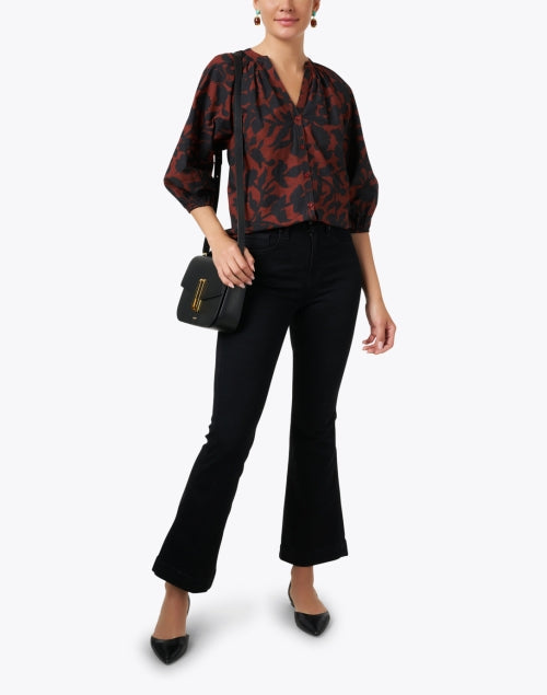 Carson Onyx Ankle Flare Jean