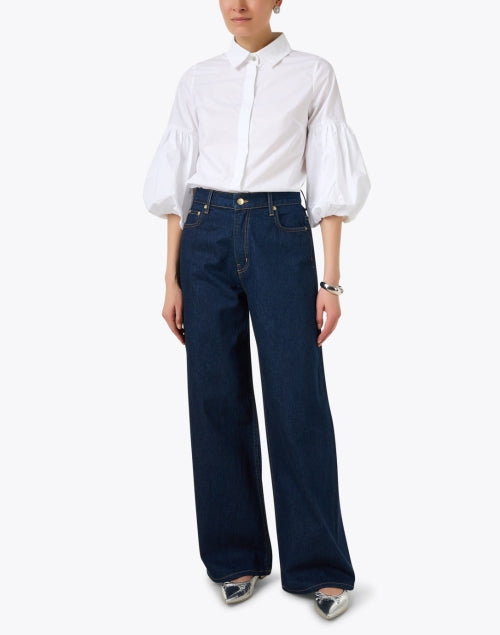 Indigo Wide Leg Jean