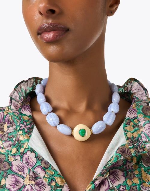 Andalusia Blue Stone Necklace