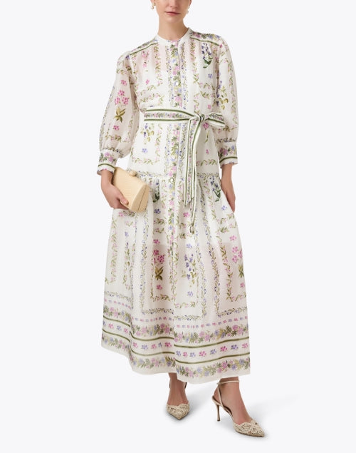Blake Ivory Print Dress