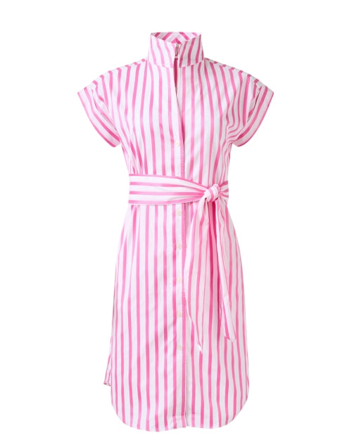Pink and White Stripe Dress