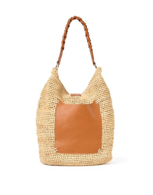 Sorrento Tan Raffia Bag