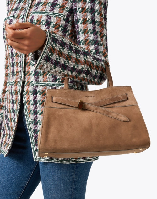 Dash Tan Suede Bag