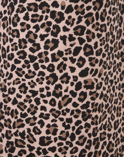 Muriel Leopard Print Wide Leg Ankle Pant