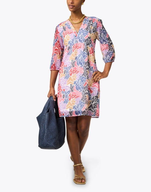 Carmen Navy Woven Leather Bag