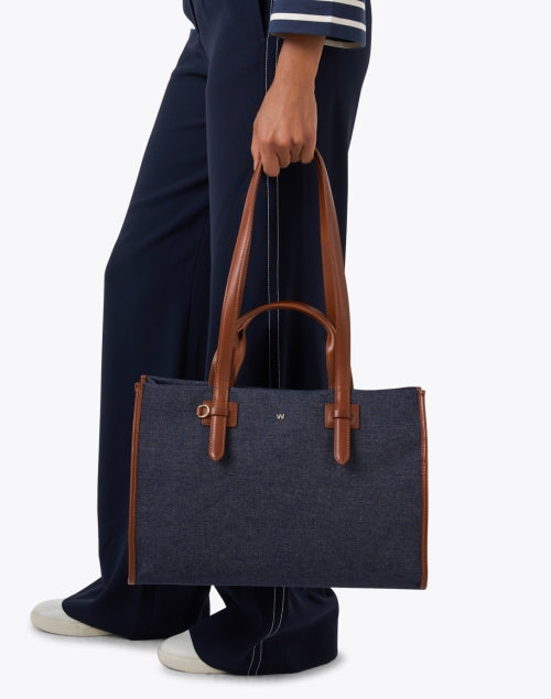 Gianna Denim Tote Bag