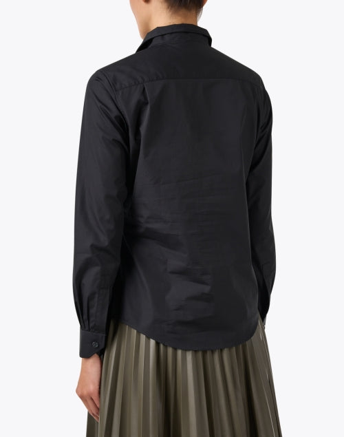 Signature Black Cotton Shirt