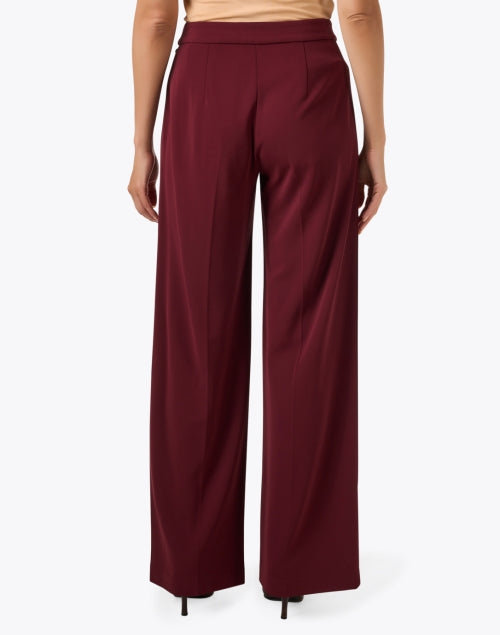 Maroon Wide Leg Pant