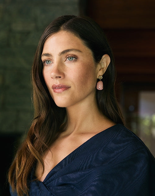 Rosado Pink Drop Earrings