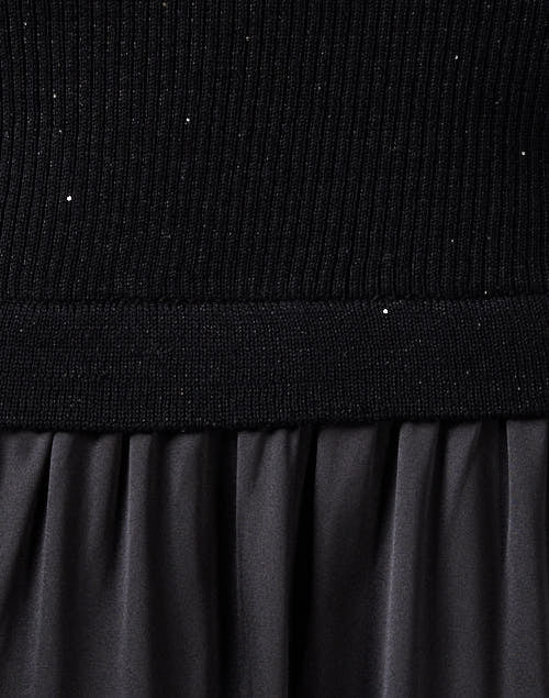 Black Wool Knit Dress