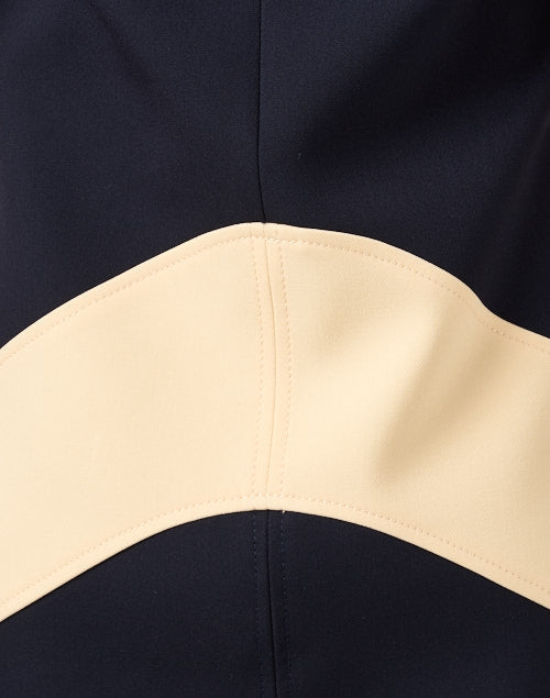 Regata Navy and Beige Shift Dress